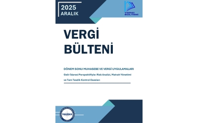 DÖNEM SONU MUHASEBE VE VERGİ UYGULAMALARI