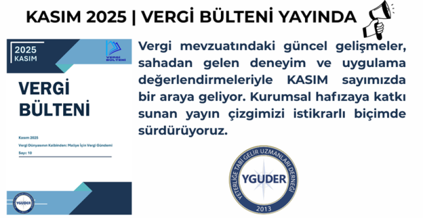 Vergi Bülteni Kasım 2025